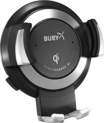 bury powercharge qi 5 watt - supporto universale per smartphone con ricarica usb/qi