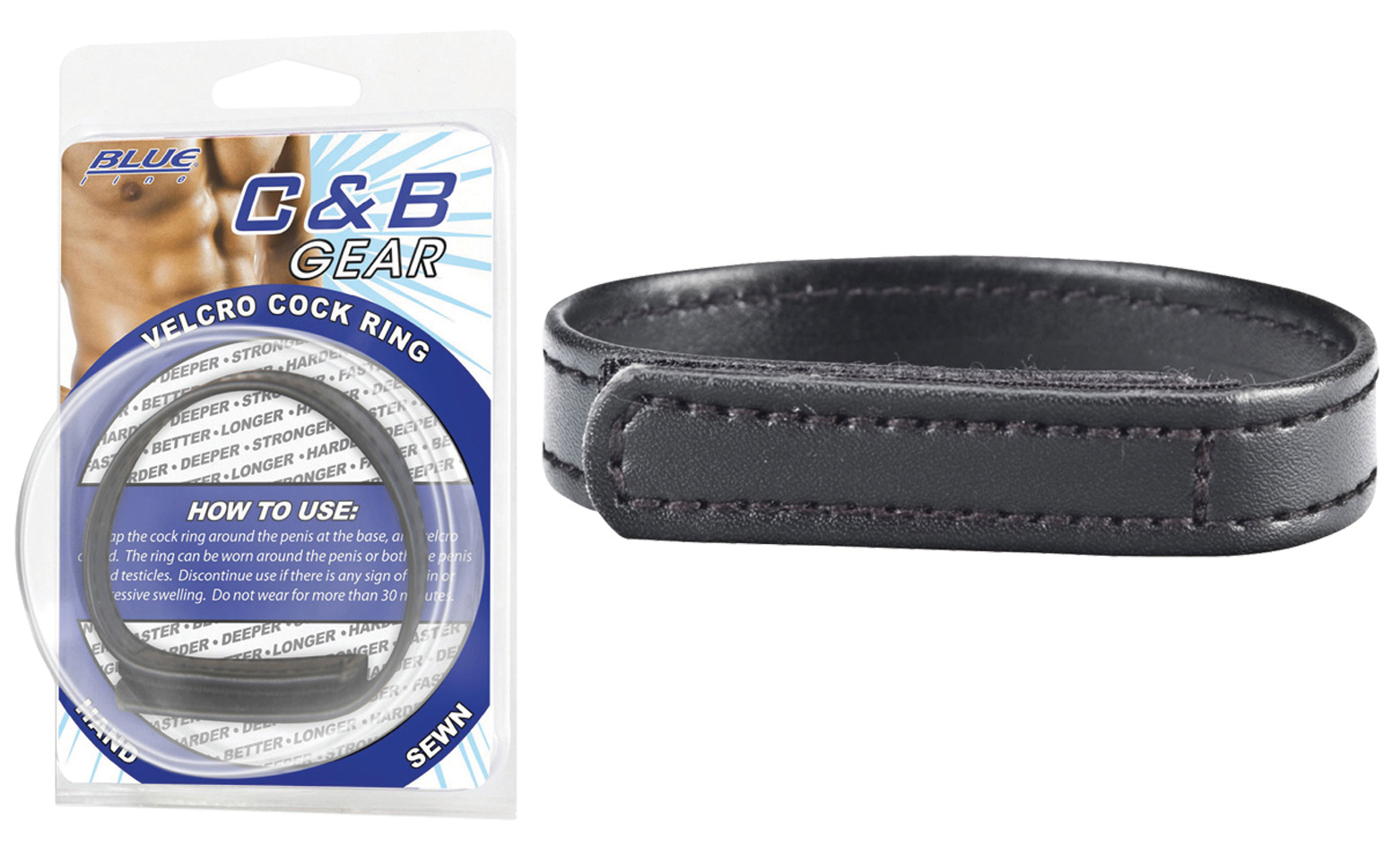 Blue Line C&B Gear Anello Per Gallo In Velcro