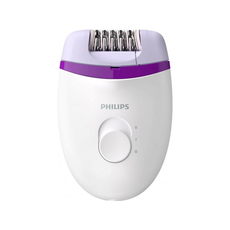 Philips Satinelle Essential Epilatore Compatto Con Cavo Bre225/00 - Viola - Bianco - 15 V