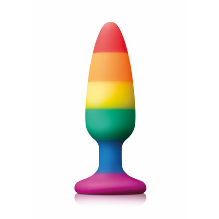 Pride Pleasure Plug Rainbow Medium Ns Novelties 657447100796,,