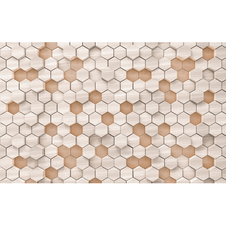 Carta Da Parati Adesiva Fotografica  - Woodcomb Nude - Dimensioni 400 X 250 Cm