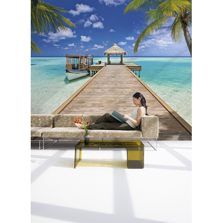 Carta Da Parati Adesiva - Beach Resort - Dimensioni 368 X 254 Cm