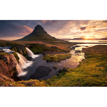 Carta Da Parati Adesiva Fotografica  - Buongiorno In Islandese - Dimensioni 400 X 250 Cm