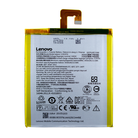 Lenovo Batteria Ai Polimeri Di Litio L13d1p31 Ideapad S5000- 3450mah