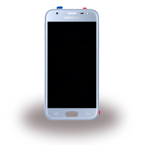 Samsung J330f Galaxy J3 (2017) Ricambio Originale Display Lcd / Touchscreen Argento