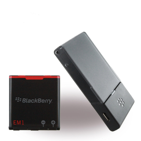 blackberry e-m1 batteria originale + caricabatterie curve 9350 1000mah