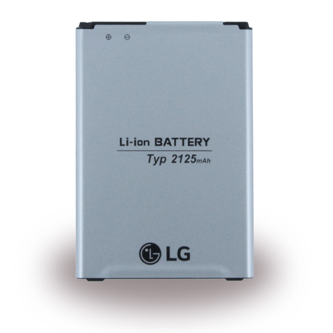 lg electronics batteria agli ioni di litio bl-46zh k7, k8, x210, k350n 2125mah