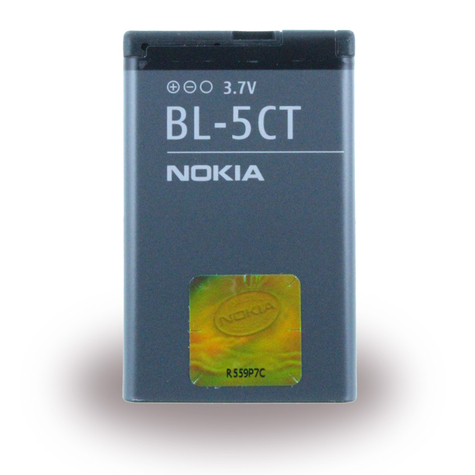 nokia bl-5ct batteria agli ioni di litio 6303i classic 1050mah