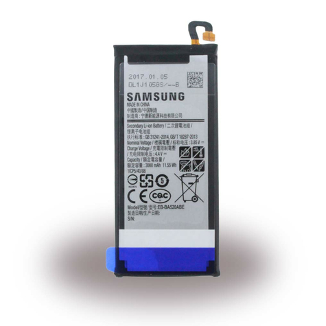 Samsung Eb-Ba520abe Batteria Agli Ioni Di Litio A520f Galaxy A5 (2017) 3000mah