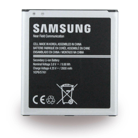 Samsung Eb-Bg531bbe Batteria Agli Ioni Di Litio J500f Galaxy J5 2600mah