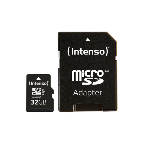 Scheda Di Memoria Intenso Secure Digital Micro Sd Uhs-I Professional Da 32 Gb