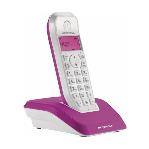 Motorola Startac S1201 Dect Telefono Cordless, Rosa