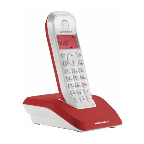 Telefono Cordless Motorola Startac S1201 Dect, Rosso