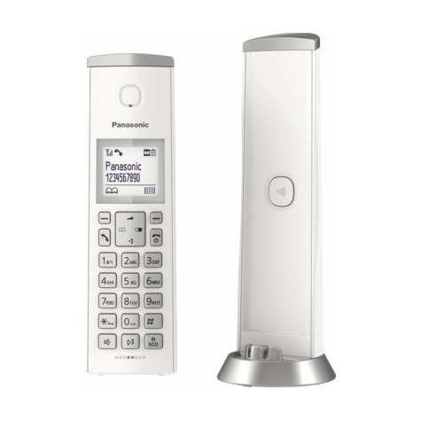 Panasonic Kx-Tgk220gw Bianco, Telefono Dect Di Design