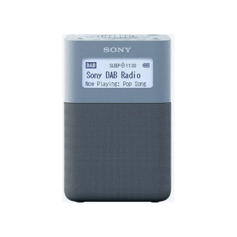 Sony Xdr-V20dl, Radiosveglia Portatile Dab/Dab+ Con Altoparlante, Blu