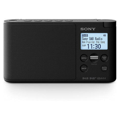 Sony Xdr-S41db Dab / Dab + Radio Digitale, Nero