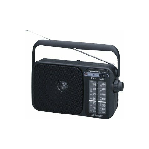 panasonic rf-2400deg-k, radio portatile, nera