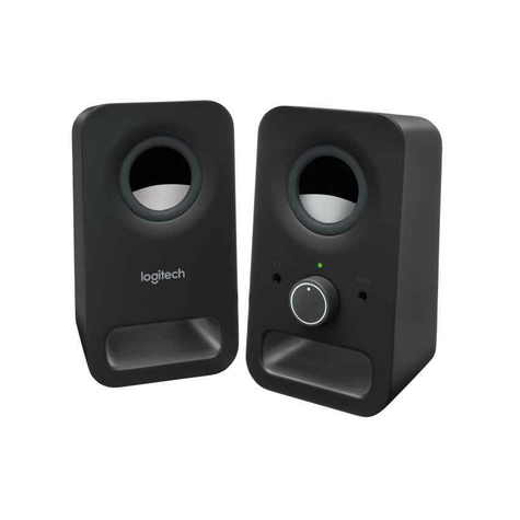 Logitech Z150 2.0 Multimedia Speaker System 3.5mm Jack Nero 980-000814