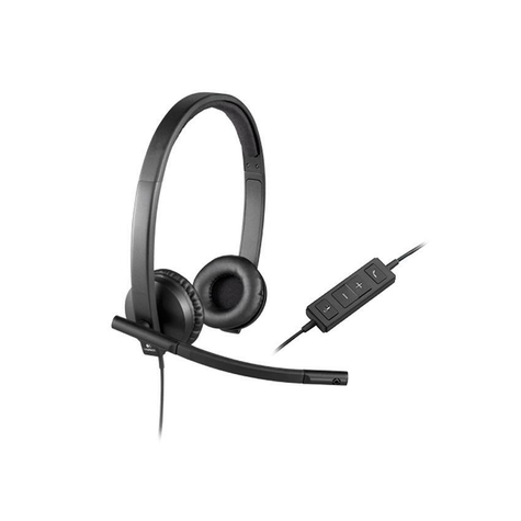 Logitech H570e Wired Two-Sided Headset Stereo 981-000575