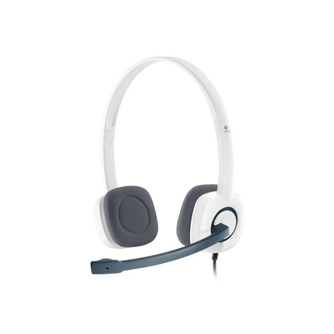 Logitech H150 Wired Headset Stereo Coconut 981-000350