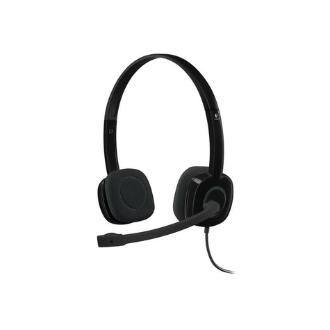 Logitech H151 Wired Headset Stereo 3.5mm 981-000589