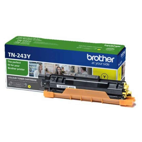 Brother Tn-243y Toner Yellow For Approx. 1,000 Pages
