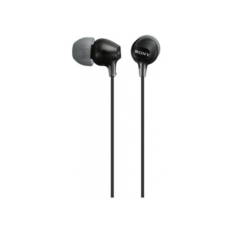 Sony Mdr-Ex15lpb Cuffie In Ear - Nero