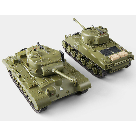 Rc Tank Battle Set Di 2 - Sistema Di Combattimento A Infrarossi - Simulazione Di Combattimento - 1:30 Di Heng Long