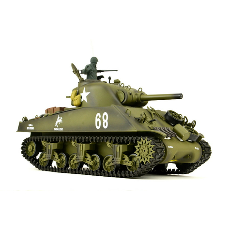 Rc Tank Us M4a3 Sherman Heng Long 1:16 Con Smoke&Sound+2,4ghz Pro Model