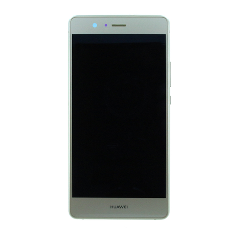 Huawei P9 Lite Ricambio Originale Display Lcd / Touchscreen Con Cornice Oro