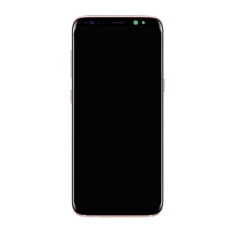 Samsung G950f Galaxy S8 Ricambio Originale Display Lcd / Touchscreen Con Cornice Rosa