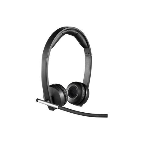 Logitech Wireless Headset Dual H820e - Cuffie - On-Ear - Dect - Senza Fili