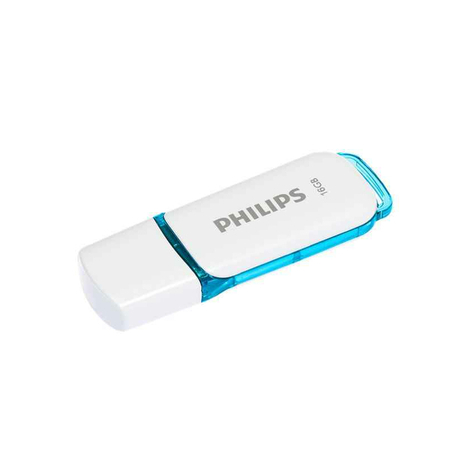 Philips Usb 2.0 16gb Snow Edition Blu Fm16fd70b/10