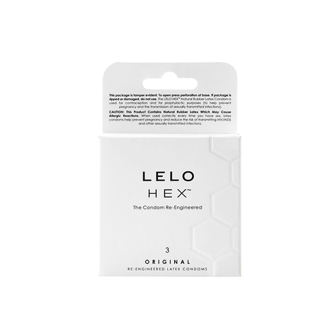 Preservativi Lelo Hex Original 3 Pack