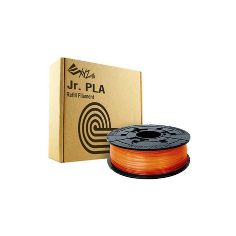 Xyzprinting Materiale Di Stampa 3d Polyacticsre (Pla) Arancione 600 G Rfplcxeu07b