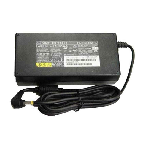 Fujitsu 3pin Ac Adapter 19v/65w Power Supply & Voltage Converter Indoor Black S26391-F3096-L509