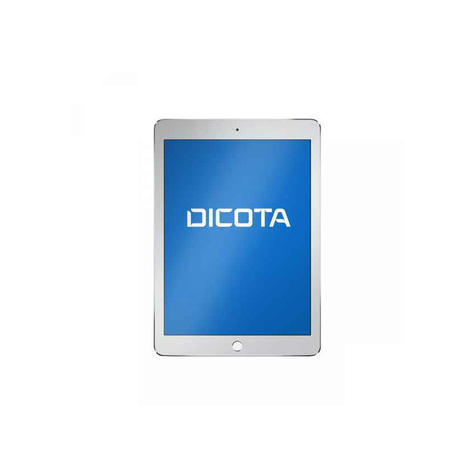Dicota Secret Premium 4-Way - Filtro Privacy - Per Apple 12.9 Pollici Ipad Pro D31159
