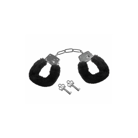 Handcuffs:Black Furry Handcuffs
