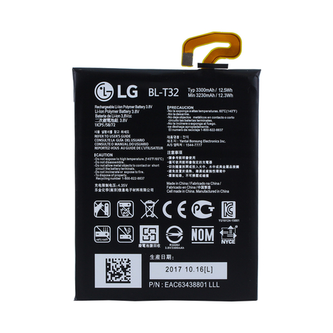 Lg Electronics Bl-T32 Batteria Agli Ioni Di Litio Lg G6 / G6 + / H870 / H871 / H872 3300mah
