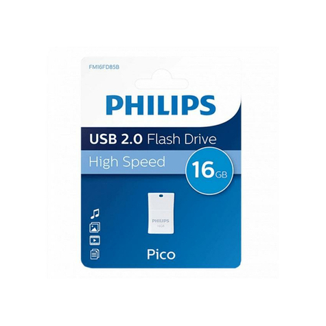 Philips Unità Flash Usb 16gb 2.0 Pico Fm16fd85b/00