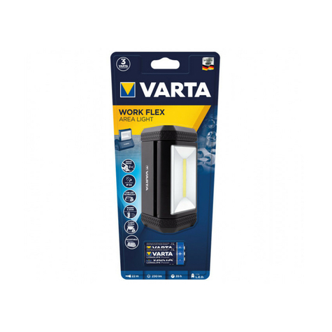 Varta Led Torch Work Flex Line Area Light 17648 101 421