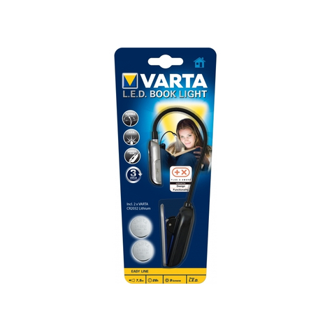 Varta Led Book Light. Linea Easy 9lm 16618 101 421