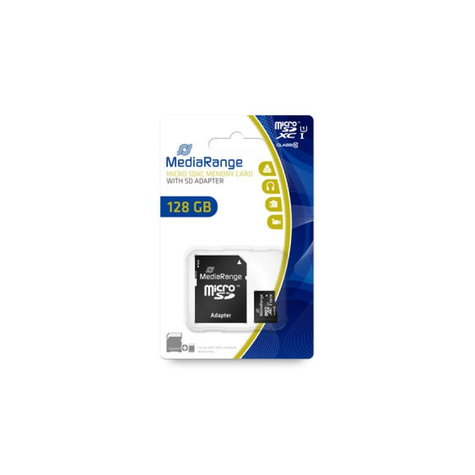 Mediarange Microsd/Sdxc Card 128gb Uhs-1 Cl.10 Incl. Adattatore Mr945