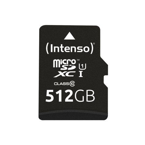 Intenso Micro Secure Digital Scheda Micro Sd Classe 10 Uhs-I, Scheda Di Memoria Da 512 Gb