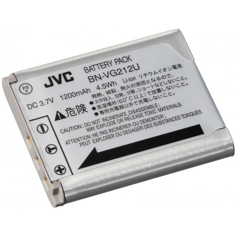 Jvc Bn-Vg212 - Lithium-Ion (Li-Ion) - 1200 Mah - Videocamera - Everio Gz-V515 - Gz-Vx715 - Gz-V500 - Gz-Vx700 - 3.7 V - 1 Unità
