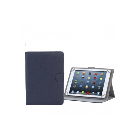 Rivacase 3017 - Folio - Universale - Apple Ipad Air - Samsung Galaxy Tab 3 10.1 - Galaxy Note 10.1 - Acer Iconia Tab 10.1 - Asus... - 25.6 Cm (10.1 Inch) - 367 G - Blu