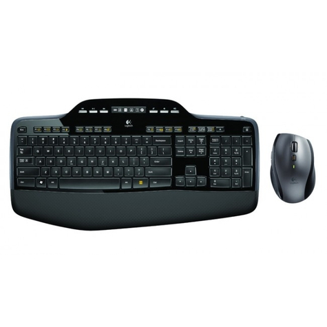 Logitech Wireless Desktop Mk710 - Set Tastiera E Mouse - 2.4 Ghz - Spagnolo
