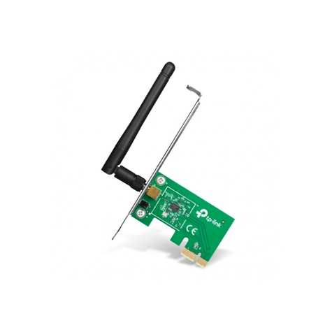 Scheda Di Rete Tp-Link 150mbps Wireless Pci Epress Adapter Built-In 150mbps