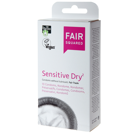 Fair Squared Sensitive² Dry 10 Pieces