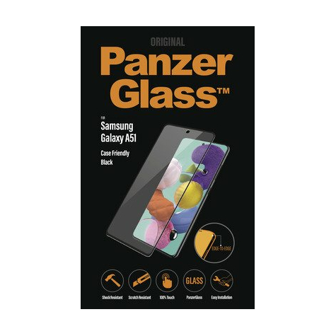 Panzerglass Samsung Galaxy A51 Case Friendly Edge-To-Edge, Nero